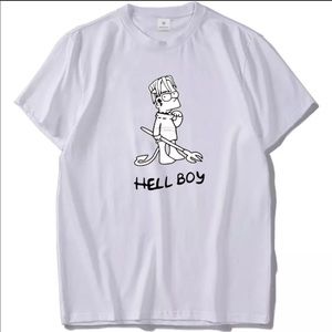 Men’s lil peep ‘Hellboy’ White Tee